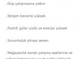 Kurumsal şirketin kasiyer alımı