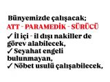 ATT-PARAMEDİK-SÜRÜCÜ