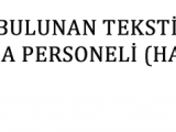 DEPO YÜK TAŞIMA PERSONELİ (HAMAL ARANIYOR)