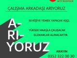 form styroporda çalışmak üzere bayan aşçı aranıyor
