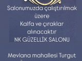 Talas ta bulunan kuaför salonunda çalıştırılmak üzere çırak ve kalfalar