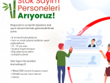Stok sayım personeli