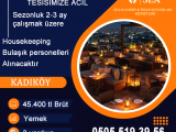 Acil Bulaşık Personelleri