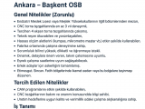CNC Torna Ustası