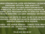 ÇAĞRI MERKEZİ ELEMANI ARANIYOR