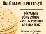 Vasıfsız personel aramaktayız