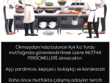 Mutfak Elemanları aranıyor