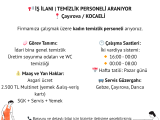 Deneyimli Kadın Temizlik Personeli