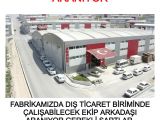 Hatay Antakya Akabe mobilya fabrikasında dış ticaret aranıyor
