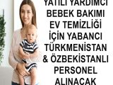 BAKICI YATILI YABANCI YARDIMCI TEMİZLİK ÇOCUK BAKIMI İŞLERİ İÇİN
