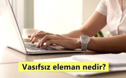 Vasıfsız eleman nedir?